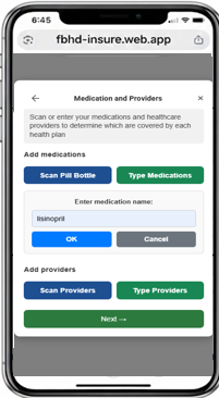 Scan Medications and Providers with your Phone